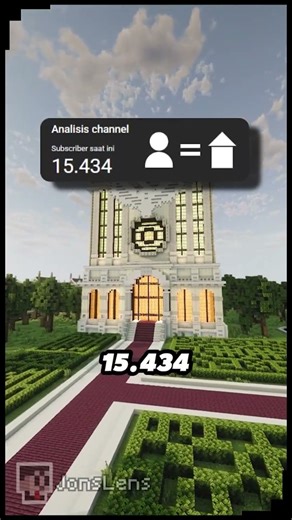 There's a Football Event at Lanceford Stadium #minecraft #minecraftbuilding #shorts