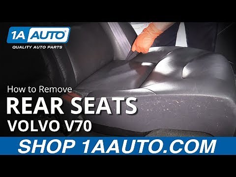 How to Remove Rear Seats 00-07 Volvo V70