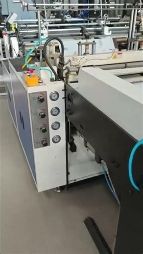 Express bag stacking and binding machine #machine #factory