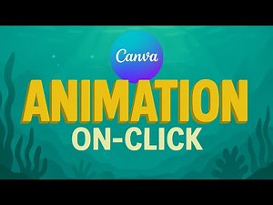 How to Animate On Click in Canva