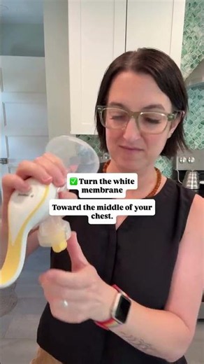 Using a Medela pump with the yellow valve and white membrane? I wish I’d known this tip years ago