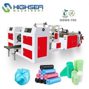 [Hot Item] Pbat HDPE LDPE Recycle Material PLA Biodegradable Cassava Eco Friendly Bag Making Machine