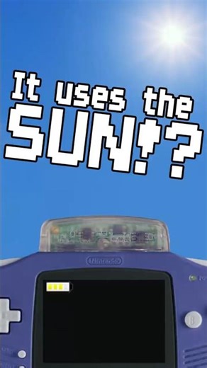 The Game That Literally Requires Sunshine #nintendo #gba #bizarre