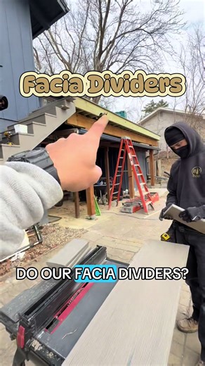 How to Make Facia Dividers for Deck Building