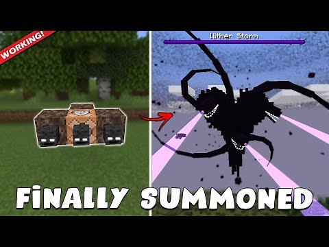 How to Summon WITHER STORM in Minecraft (100% REAL!)