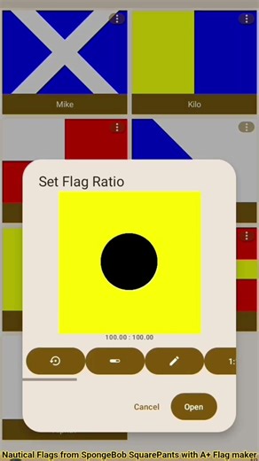 Nautical Flags from SpongeBob SquarePants with A+ Flag maker #spongebob #flags #shorts