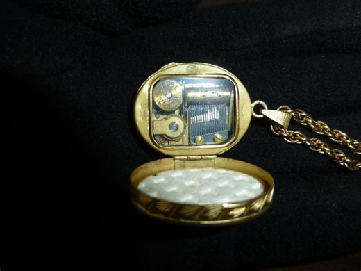 Vintage Reuge Swiss Music Box Pendant: Solid Silver Sterling Case With Chain - Etsy