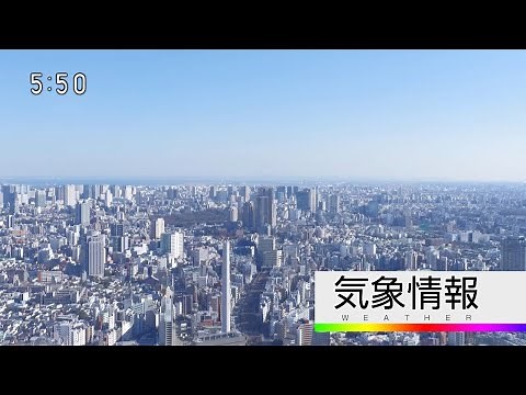 【再現】NHK気象情報(～2016.03) オープニング