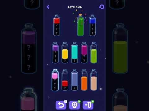 Water Sort Puzzle Walkthrough – Levels 486–495 Silent Focus Strategy Guide #watersort