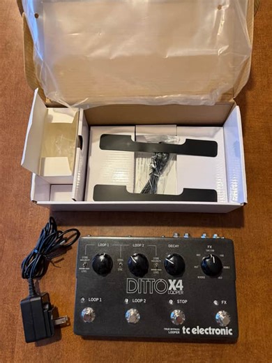 TC Electronic Ditto X4 Looper 2016 - Present - Black | Reverb