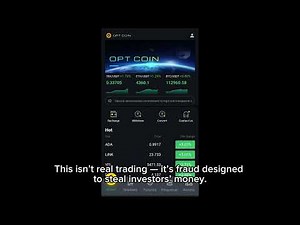 OPT COIN (OPTCOINSS) IS A SCAM -here’s why and steps to take