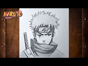 How to draw uchiha shisui step-by-step | easy anime drawing