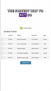 #Zendesk Hack: How to Organize Zendesk Tickets by Seen and Unseen Emails #kanbanboard