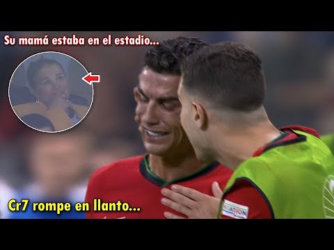 ASI FUE el LLANTO de CRISTIANO RONALDO tras FALLAR el PENAL con PORTUGAL VS ESLOVENIA HOY