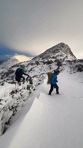 Yesterday’s trip up Bristly with Bern and Steve #welshwinterclimbing #welshwinter #mountains #climbing #glyderau #tryfan #snowdonia #winterishere #climb #eryri #welsh3000s | Snowdonia Walking and Climbing