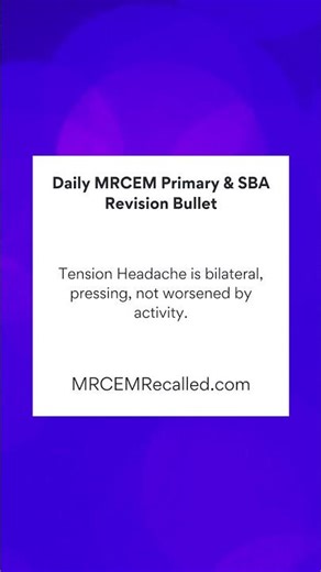 MRCEM Primary & SBA Exam Revision Bullet