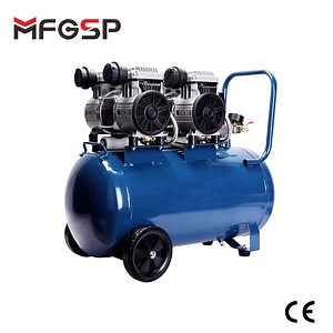 [Hot Item] Fast Charging Speed Overload Power-off Protection Double Tube Oil Free Air Compressor
