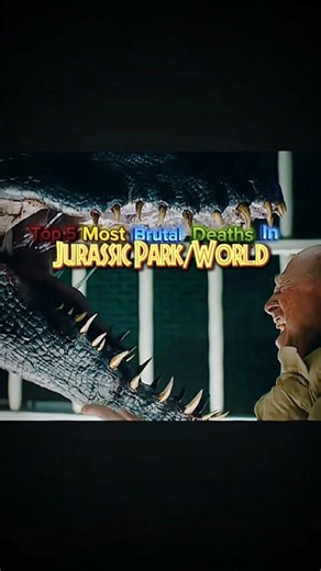 The Most Brutal DEATHS in Jurassic Park/World ☠️ #jurassicworld #jurassicpark #shorts #dinosaurs