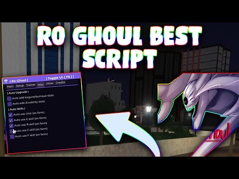 *NEW* Ro-Ghoul Script (PASTEBIN 2024) (AUTO ROLL, AUTO FARM, AUTO SKILL , AUTO TRAINER)