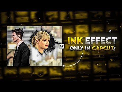INK SPLASH EFFECT - INK EFFECT TUTORIAL CAPCUT | CAPCUT TRENDING EFFECT TUTORIAL