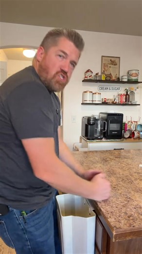 I might end up hanging one of these hanging collapsible garbage cans under EVERY counter surface in the house! | Adjustabley