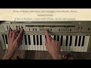 Casio CT 310 Casiotone vintage 1984 synth keyboard