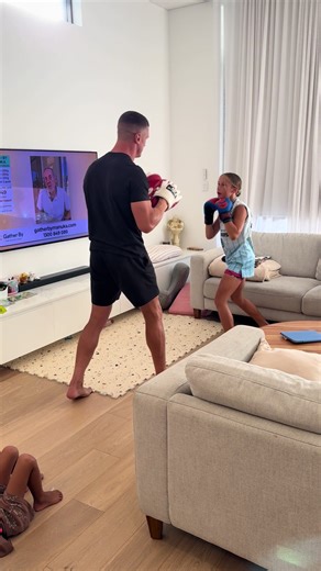 Father-Daughter Boxing Training Highlights