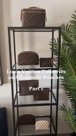 How I use my Louis Vuitton Toiletry and Cosmetic Pouches #louisvuitton #louisvuittonaddict #designercollection #handbagcollection