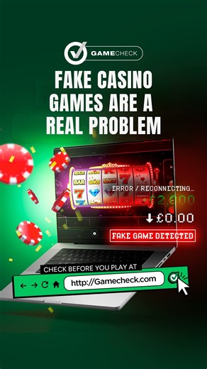 🎰 𝗬𝗼𝘂 𝗳𝗶𝗻𝗮𝗹𝗹𝘆 𝗵𝗶𝘁 𝗮 𝗯𝗶𝗴 𝘄𝗶𝗻. The balance flashes, your heart’s racing... and then freeze. 💻 Screen locks. You refresh. Log out. Log back in. The money’s gone. That’s how I learned fake online casinos exist, and they don’t care about you winning. Now, before I even open a new casino, I run it through Gamecheck. It tells me instantly if the games they’re offering are real or fake. Don’t wait until you lose to find out. 👉 Gamecheck before you play. #FakeGamesExist #GamecheckK