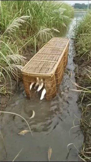 ছোট ফাঁদ, বিশাল মাছের ভান্ডার!🌊😲🐟💚 ✨Tiny Trap, Massive Fish Surprise!#FishingLife #DeshiFish #shorts