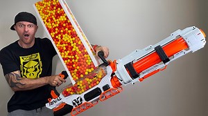 I built the ultimate Nerf Rival Prometheus: 2500 round King Prometheus challenge!