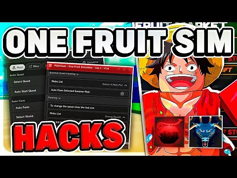 ONE FRUIT SIMULATOR Script / Hack | AUTO FARM + FARM CHEST & FRUIT *PASTEBIN 2023*
