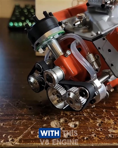 🔩 Feel the Power in Your Hands You know that rush when you crack open a fresh engine kit — that scent of metal and oil, the promise of something real? That’s exactly what the CISON V8-44 PRO delivers. Every piece — perfectly CNC-machined, cold, and precise — waiting for your touch to bring it alive. This isn’t a toy. It’s a real, working V8 engine you can build right on your desk. ⚙️ 4-stroke combustion, real CDI ignition, moving pistons & valves. 🔥 Gas-powered, not battery-driven. Every screw