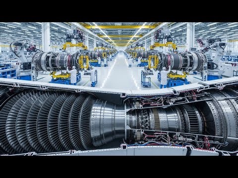 Inside the Jet Engine Factory – How Aircraft Engines Are Built for Supersonic Flight (Full Process)