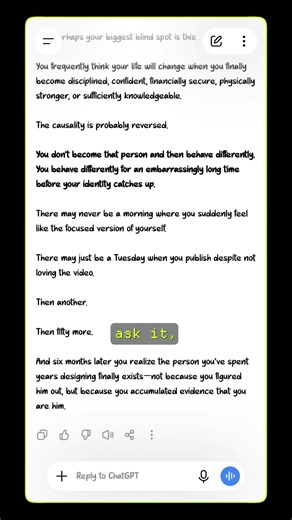Know what chatgpt knows about you. Prompt in description. #mralphanerd #selfimprovement #chatgpt