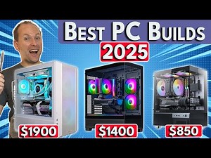 🔥 PC Gaming Is Back! 🔥 $850 / $1400 / $1900 PC Build - Best PC Build 2025