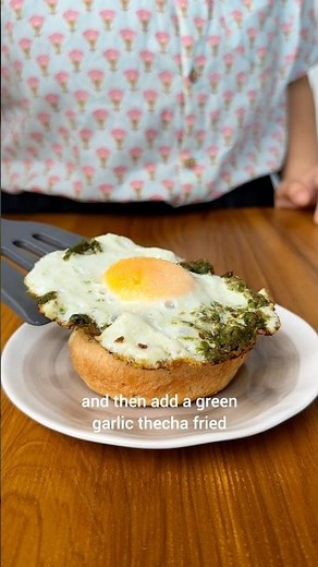 Green Garlic Thecha Eggs #WinterGreenSeries