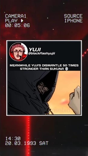 Yuji Use Dismantle In Jjk Modulo 💀 #jujutsukaisen #gojo #anime