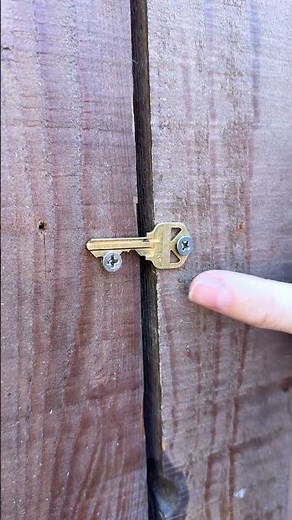🔑 DIY lock with a key. #tools #diy #key
