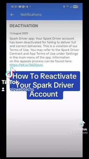 How to get your account reactivated successfully with Spark Driver App #sparkdriver #sparkdriverusa