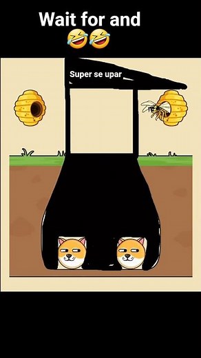 Angry Man vs Bees 😂 | Funny Cartoon