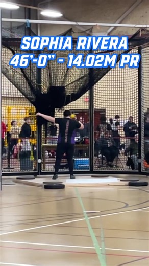 @rivera_throws had herself a meet, hitting a new school record of 46’/14.02m!!! This mark moves her up to no.2 in the state of PA and no.5 in the country (per athletic.net) Throws are 📈📈📈 Join the squad at ThrowsUniversity.com or on-site @garagestrength ! #THROWSUNIVERSITY #SHOTPUT #THROWFAR