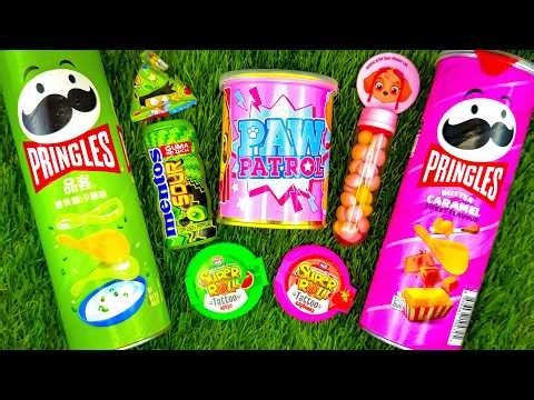 Satisfying Video | Amazing Unpacking Brilliant Tins with Radiant Skittles and Tasty M&M'S Candy ASMR
