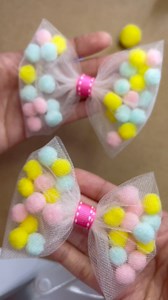 177K views · 1.1K reactions | Have you tried this method? Making easy tulle hair bows #hairbowtutorial #liston #hairbowdiy #moño #hairbows | Monica Crafts It All | Facebook