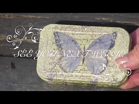 How to Decoupage a Metal Tin