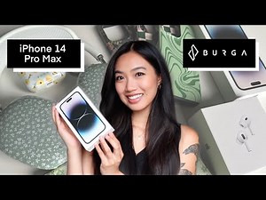 iPhone 14 Pro Max Unboxing + BURGA Cases Review (MagSafe)