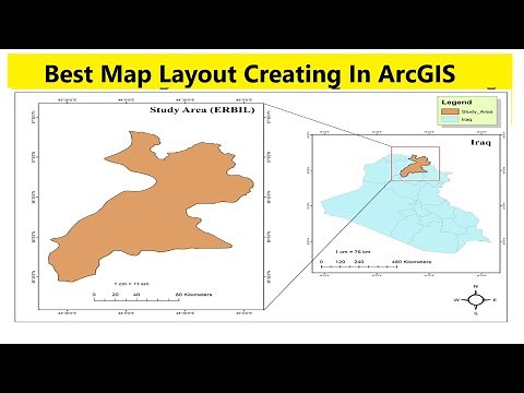 How to Create Best Map for Study Area | Create Map Layout in ArcGIS
