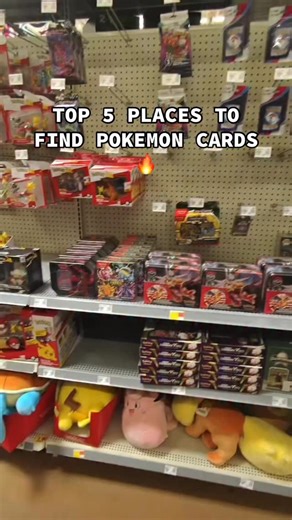I 🖤 Cats on Instagram: "TOP 5 PLACES TO FIND POKEMON CARDS 🔥👀 These stores never disappoint! ✅ Our Discord group has in-store trackers for these stores 🤫 If you want an invite FOLLOW & COMMENT “TOP 5” 🤝 #pokemon #pokemontcg #pokemoncommunity #pokemoncards"