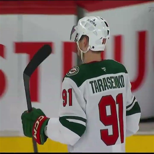 Tarasenko makes it a 1-0 game on the power-play! Wild vs Canadiens