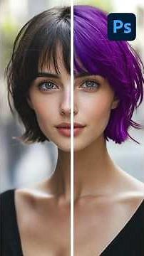 Change Hair Color in Photoshop #photoshop